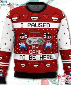 snes ugly christmas sweater ZDzXC