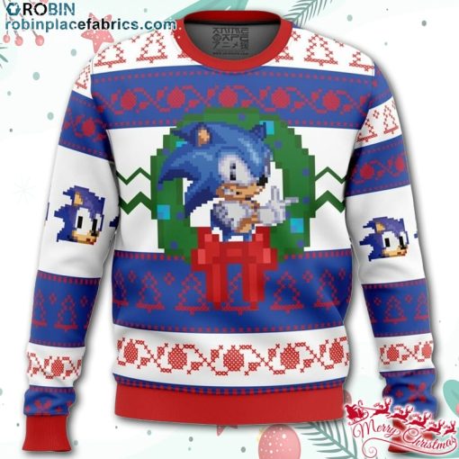 sonic the hedgehog ugly christmas sweater VlUkd