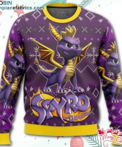 spyro the dragon ugly christmas sweater Nh1BN