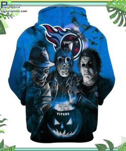 tennessee titans nfl horror halloween hoodie and zip hoodie DKtde