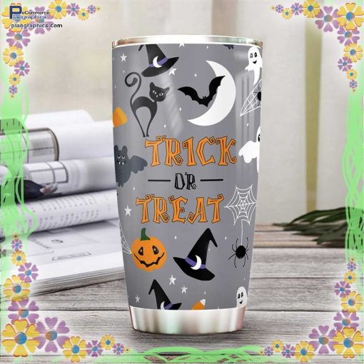 trick or treat funny halloween pattern halloween character costumes tumbler 91 sYbF4