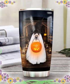 trick or treat ghost dogtrick or treat halloween tumbler 94 yfvYU