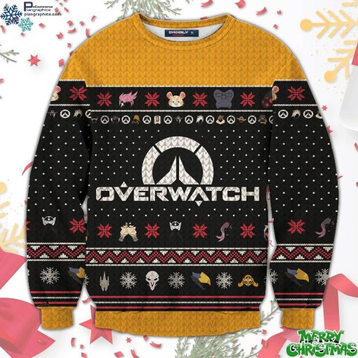 ultimate overwatch christmas unisex all over print sweater j42Lr