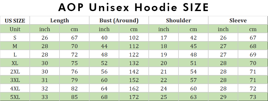 unisex hoodie