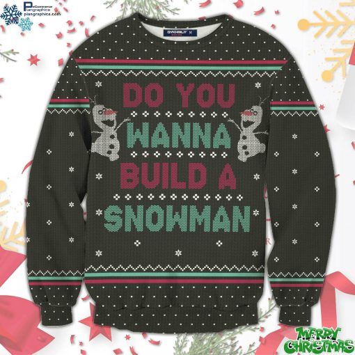 wanna build a snowman unisex all over print sweater 93zbZ