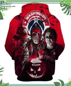 washington wizards nba horror halloween hoodie and zip hoodie wJ7WQ