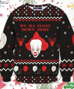 we all float unisex all over print sweater 8yH7q