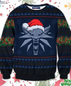 witcher geralt christmas unisex all over print sweater 7BUG3