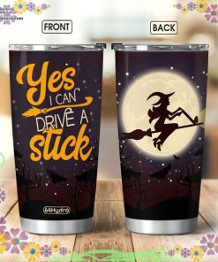 yes i can drive a sticktrick or treat halloween tumbler 105 T727y