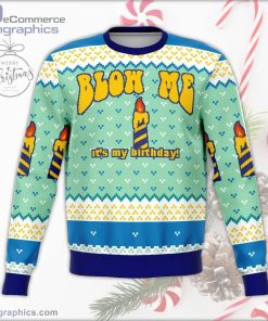 blow me funny ugly sweater 143 kvRpi