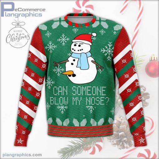 can someone blow my nose dank ugly christmas sweater 140 ESqT8
