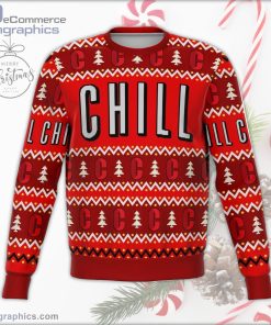 chill funny ugly christmas sweater 138 dN4Hy