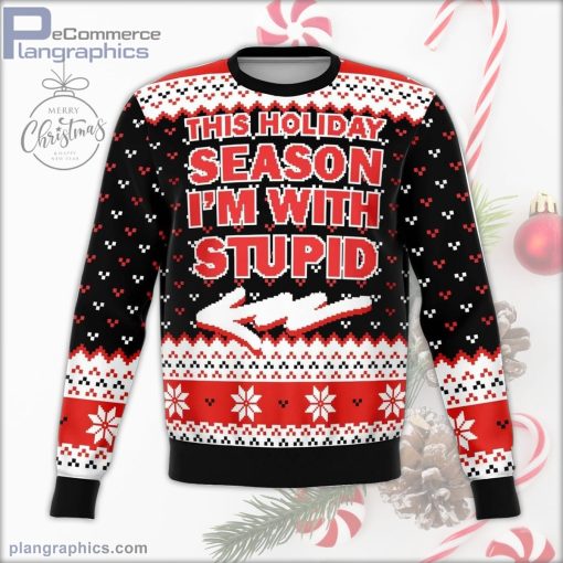 christmas with stupid ugly christmas sweater 136 SnpAD