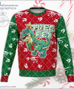 dank tree rex athletic christmas sweater 132 AzAy2