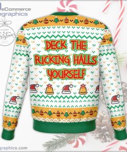 deck the halls yourself dank ugly christmas sweater 281 xBzR7
