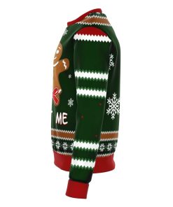 eat me gingerbread funny ugly christmas sweater 398 bCKAK