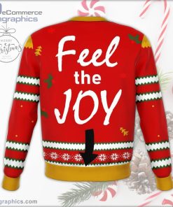 feel the joy funny ugly christmas sweater 275 rf612