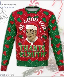 funny be good ugly christmas sweater 120 mmnRA