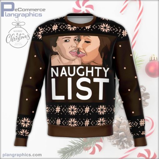 girls naughty list ugly christmas sweater 114 0u0Fg