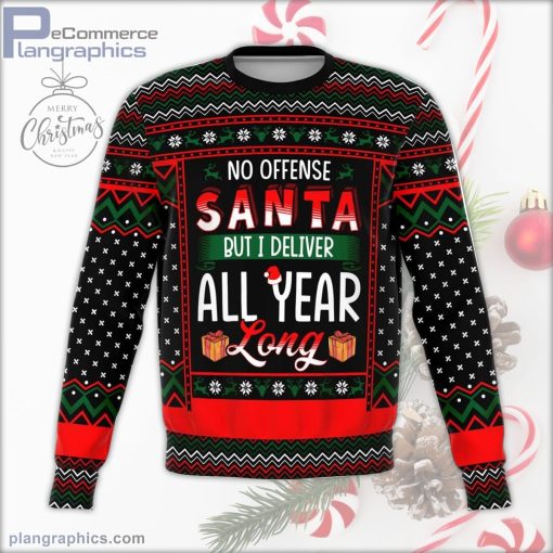 i deliver ugly christmas sweater 103 OZEGM