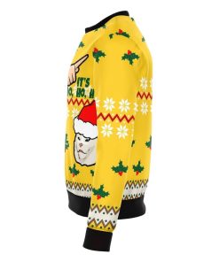 its hoe hoe hoe funny ugly christmas sweater 375 ClSTM