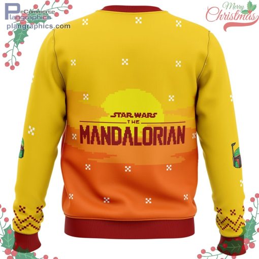 jingle all the way mandalorian ugly christmas sweater 685 OCeMO