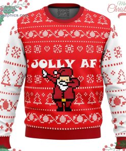 jolly af ugly christmas sweater 115 6Yqvu