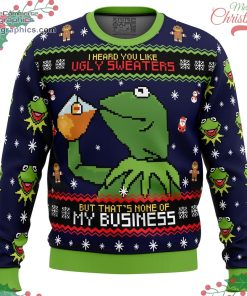 kermit the frog ugly christmas sweater 110 pVtdP