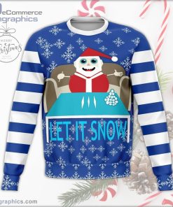 let it snow offensive ugly christmas sweater 77 YbsYE