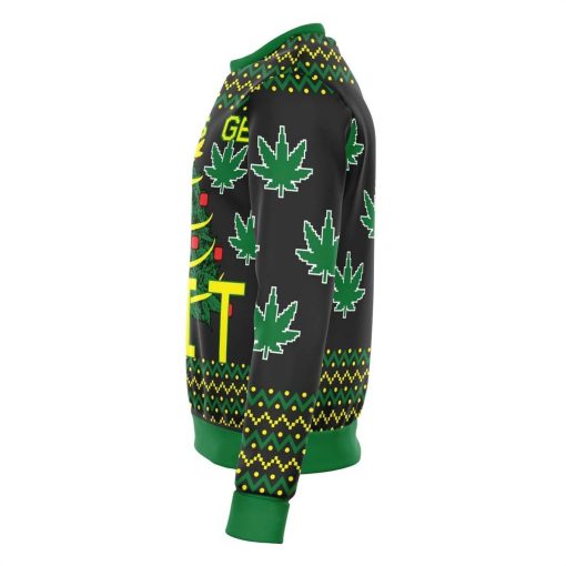lets get lit funny ugly christmas sweater 363 6mtMw