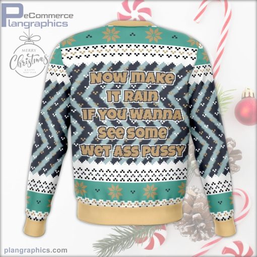 make it rain for wet as puy ugly christmas sweater 225 rOrIt