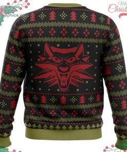 merry christmas and toss a coin the witcher ugly christmas sweater 676 Uimx2