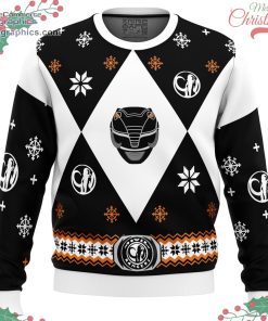 mighty morphin power rangers black ugly christmas sweater 89 i1Tes