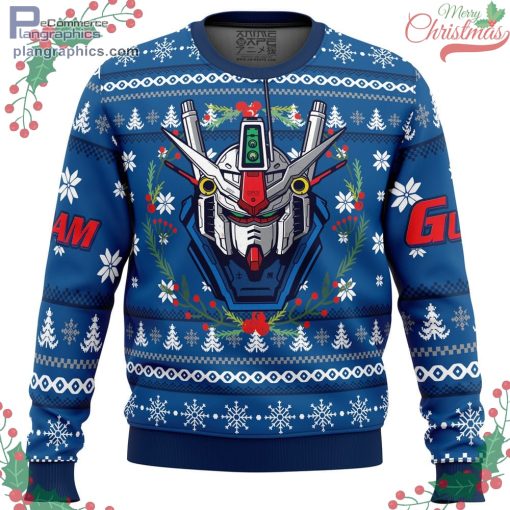 mobile suit rx 78 gundam ugly christmas sweater 83 eahTh