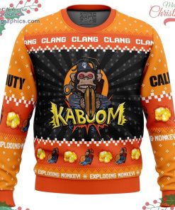 monkey bomb call of duty ugly christmas sweater 82 PnYSv