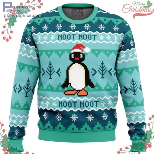 noot noot pingu ugly christmas sweater 76 G07ZQ