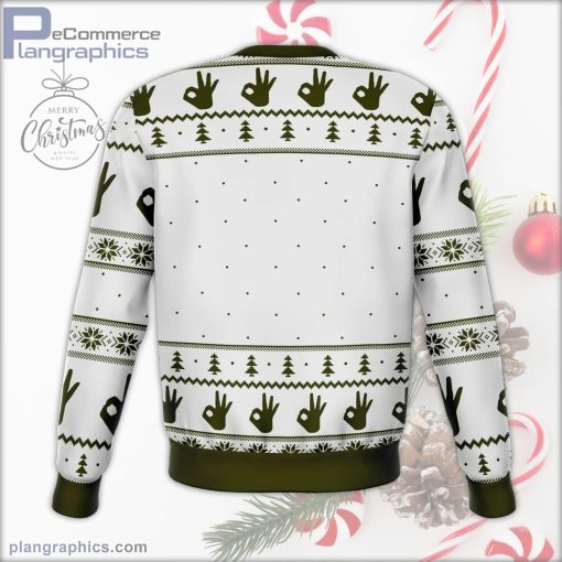 ok boomer ugly christmas sweater 211 rp1S5