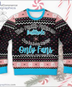 onlyfans princess funny ugly christmas sweater 55 h1pfN