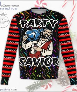 party savior ugly christmas sweater 53 UeOky