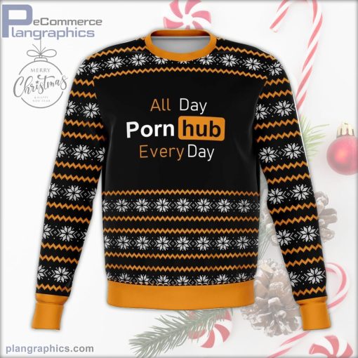 pornhub every day sweater ugly christmas sweater 50 tURD0
