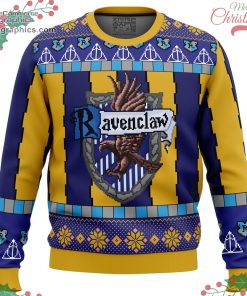 ravenclaw harry potter ugly christmas sweater 69 cnlc2