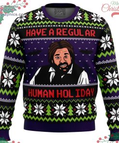 regular human holiday what we do in the shadows ugly christmas sweater 67 1At81