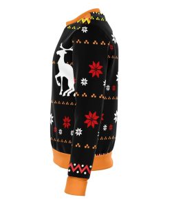 reindeer nature call funny ugly christmas sweater 343 HYIlh