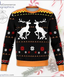 reindeer nature call funny ugly christmas sweater 46 i03Vg