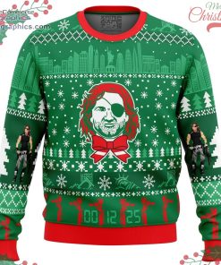 russell for the holidays escape in new york ugly christmas sweater 63 4YC5y