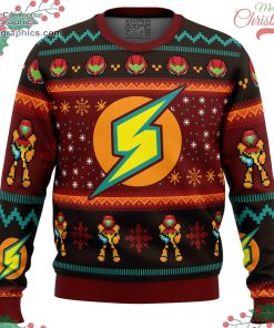 samus metroid ugly christmas sweater 59 LKF5T