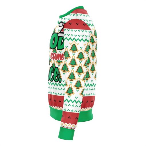 santa came twice this year ugly christmas sweater 341 bHon8