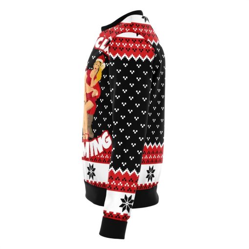 santa is coming ugly christmas sweater 337 9h6qr