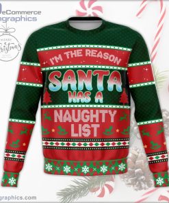 santa naughty list ugly christmas sweater 37 dRsyS