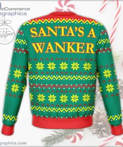 santas wanker offensive ugly christmas sweater 183 QgxrV